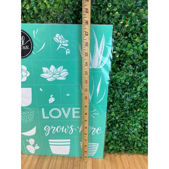 New Chalk Couture Transfer Love Grows Here Crafting Gift - Picture 7 of 7